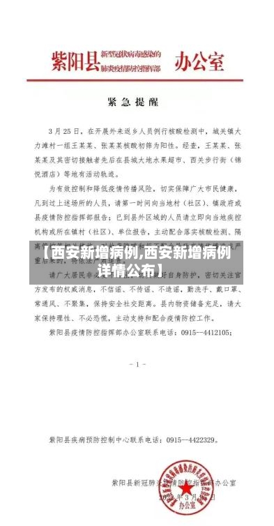 【西安新增病例,西安新增病例详情公布】-第3张图片